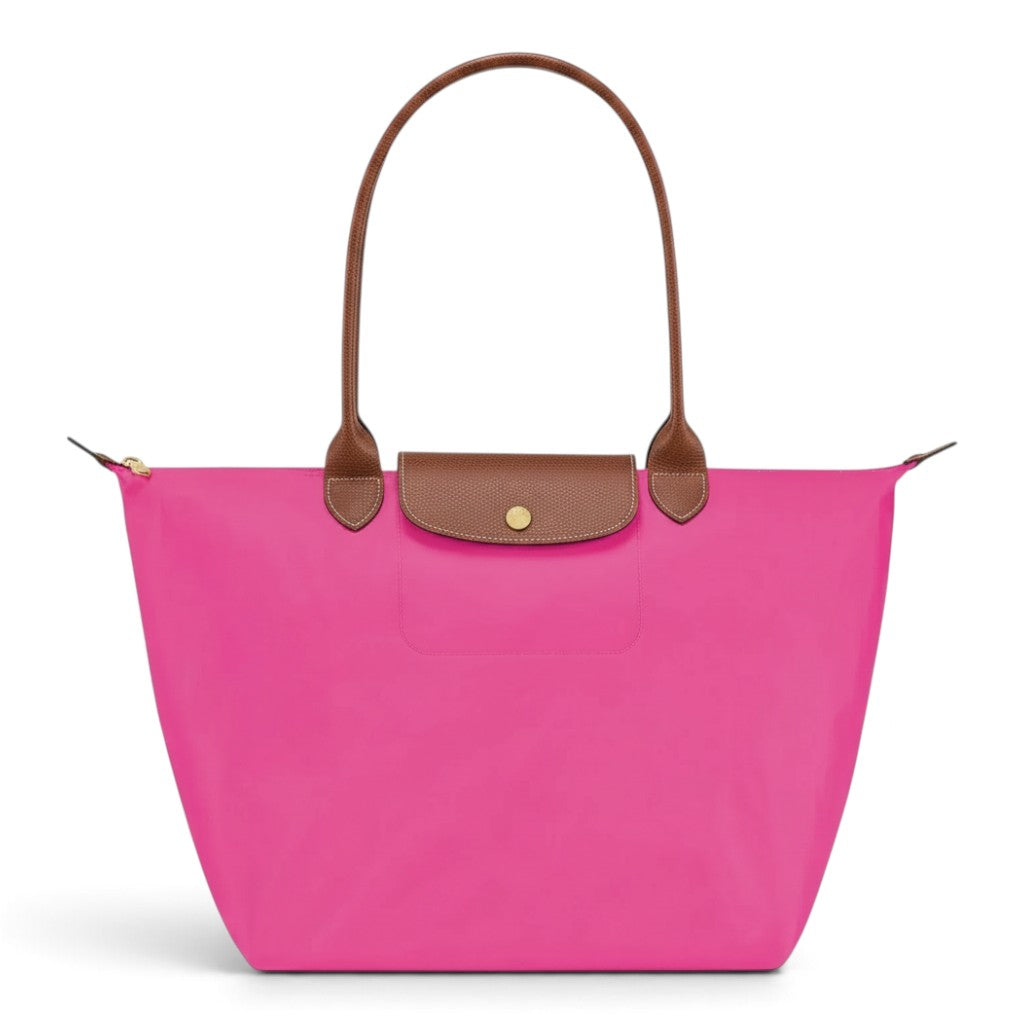 Bolso shopper plegable Martina, rosa, vista frontal