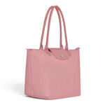 Bolso shopper plegable Ariadna, rosa antiguo, vista posterior