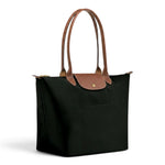 Bolso shopper plegable Adelaida, negro, vista posterior