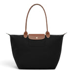 Bolso shopper plegable Adelaida, negro, vista frontal