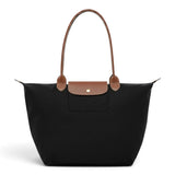 Bolso shopper plegable Adelaida, negro, vista frontal
