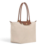 Bolso shopper plegable Claudia, crema, vista posterior