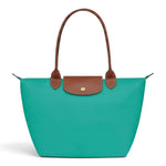 Bolso shopper plegable Andrea, turquesa, vista frontal