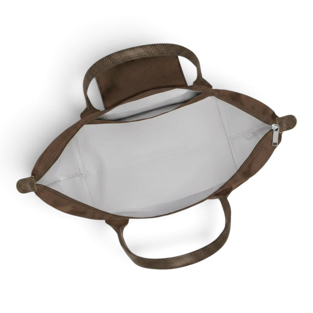 Bolso shopper plegable Anabel, topo, detalle del material