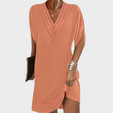Helena - Vestido elegante con mangas abiertas
