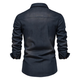 Santiago™ | Camisa de mezclilla de algodón de alta calidad