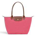 Bolso shopper plegable Susana, coral rosa, vista frontal