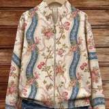 Sabine™ | Chaqueta de punto con patrón de rosas