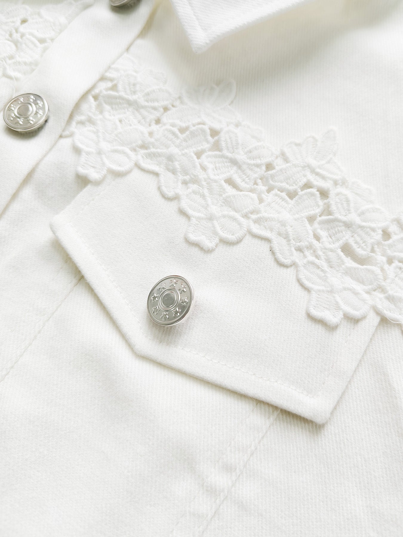 Chaqueta con panel de encaje Zaida, detalle 1