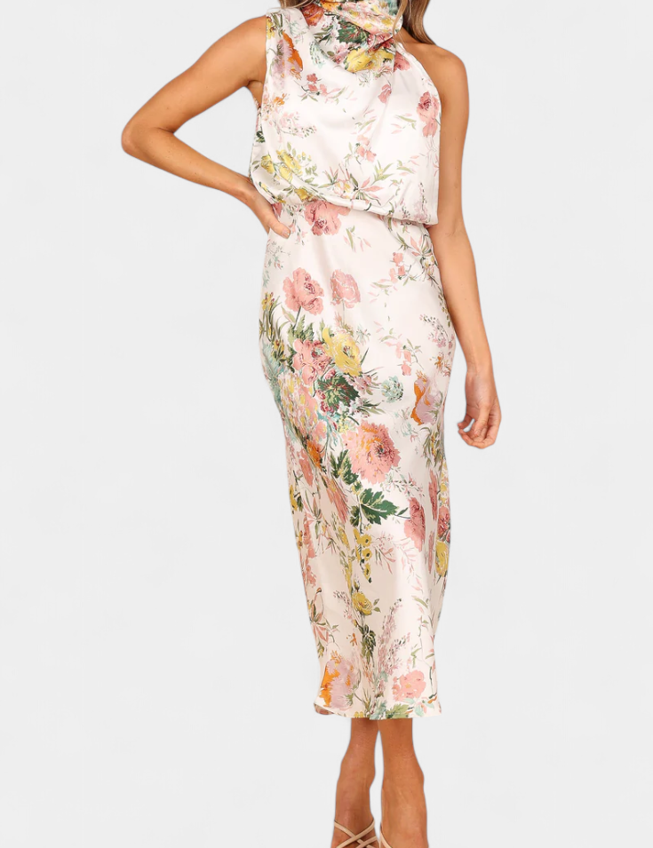 Lisa | Maxi Floral Halter