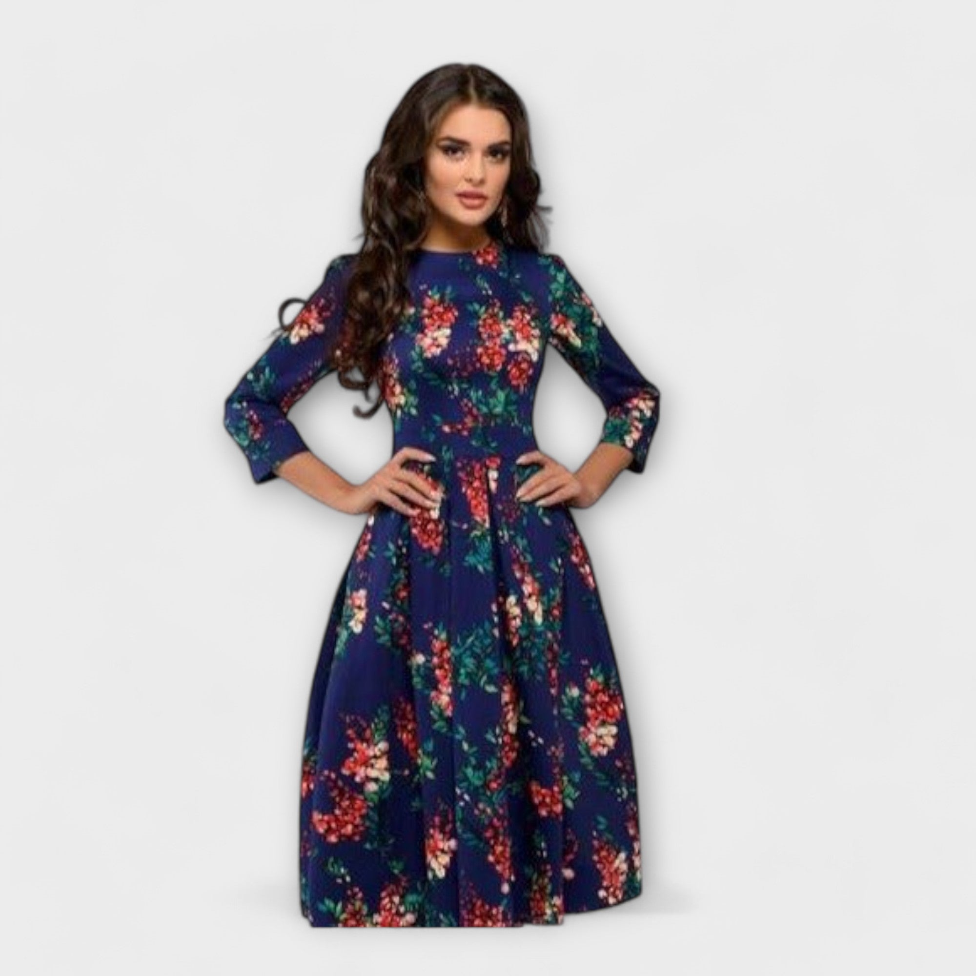 Carolina - Vestido elegante hasta la rodilla