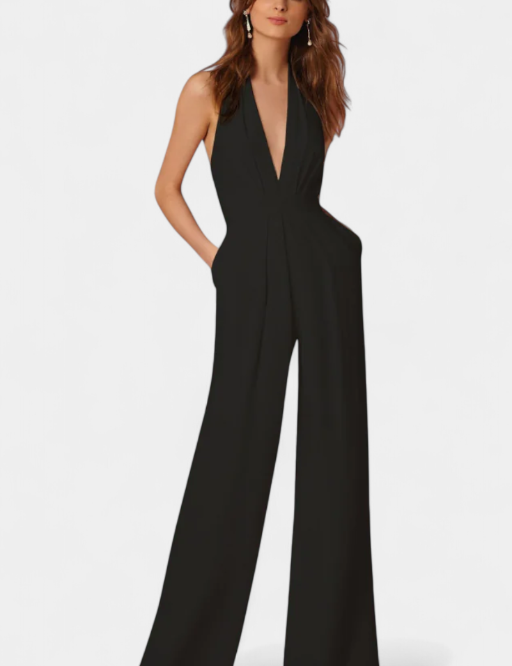 Lila Mono de Pierna Ancha con Elegancia Ligera