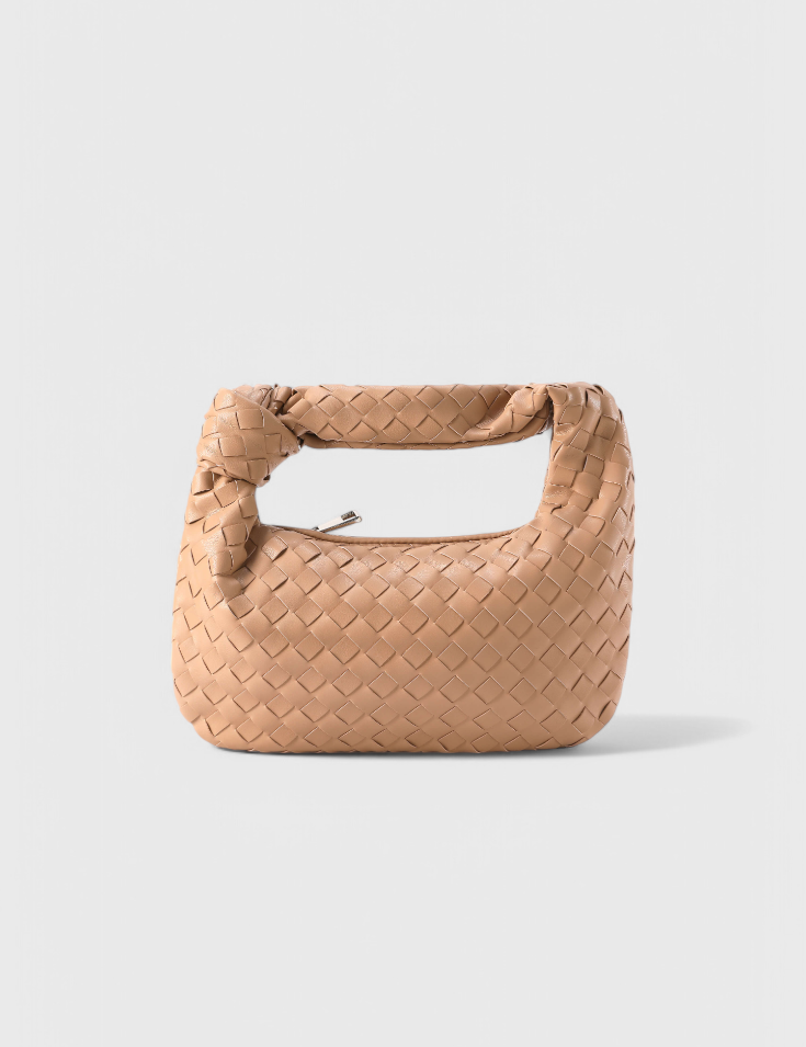 Sage Bolso Satchel Mini Woven
