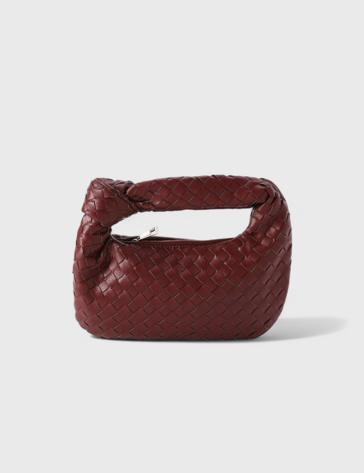 Sage Bolso Satchel Mini Woven