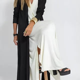 Ava™ | Vestido largo elegante + cárdigan