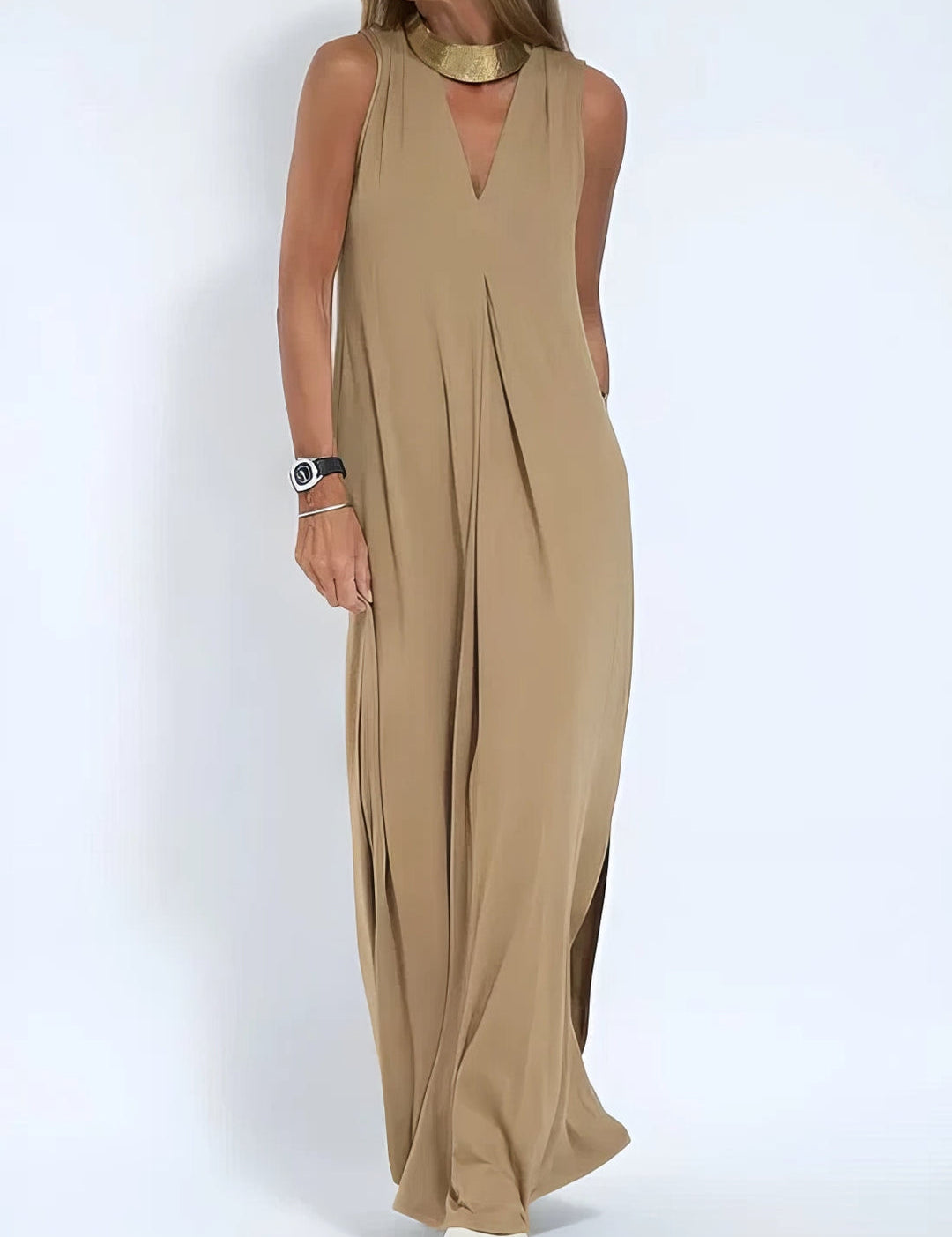 Ava™ | Vestido largo elegante + cárdigan