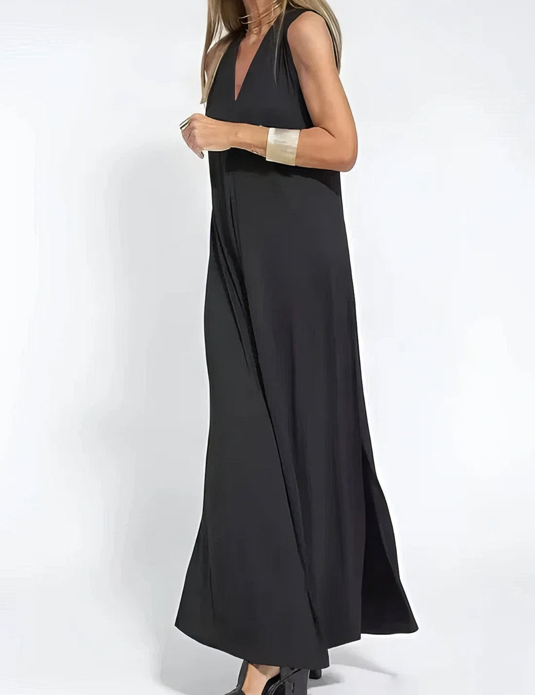 Ava™ | Vestido largo elegante + cárdigan